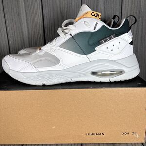 NIKE JORDAN AIR NFH WHITE/DARK TEAL GREEN Men 13 SHOES SNEAKERS DN5802-103 Box